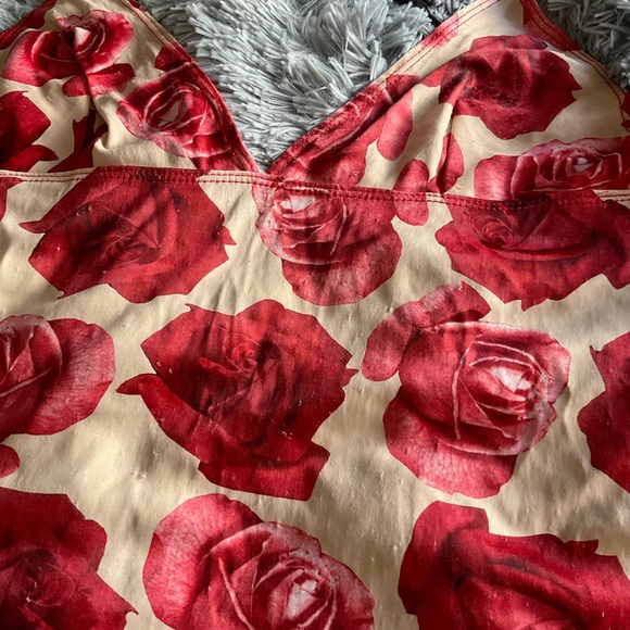 Vintage TRIPP NYC Rose Halter Tank: size S - Picture 9 of 10